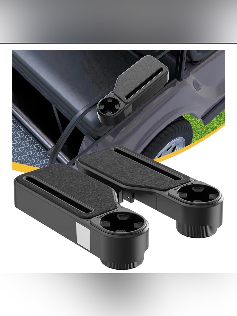 Upgraded Golf Cart Armrest with Cup Holder